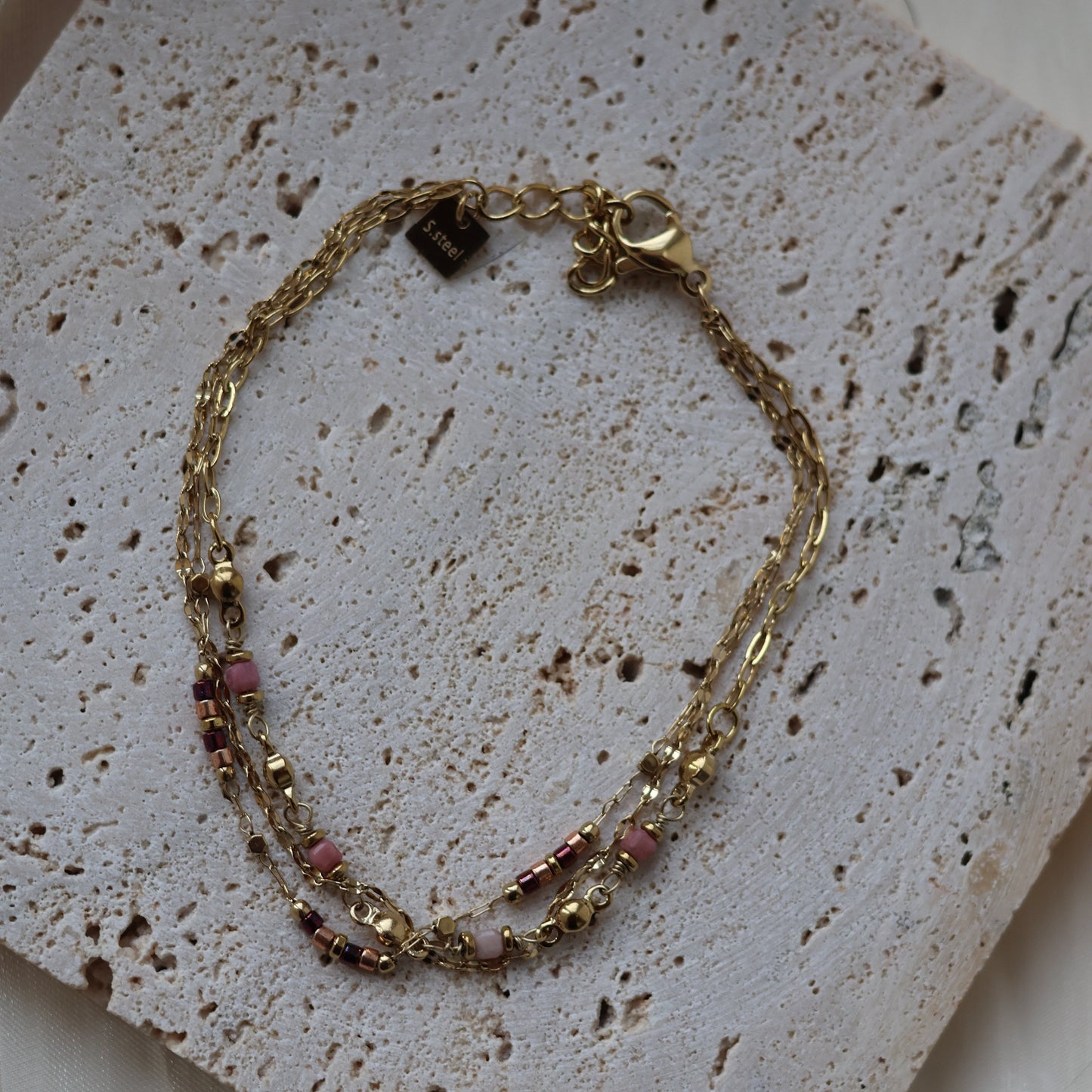 Bracelet 3 rangs Zaya