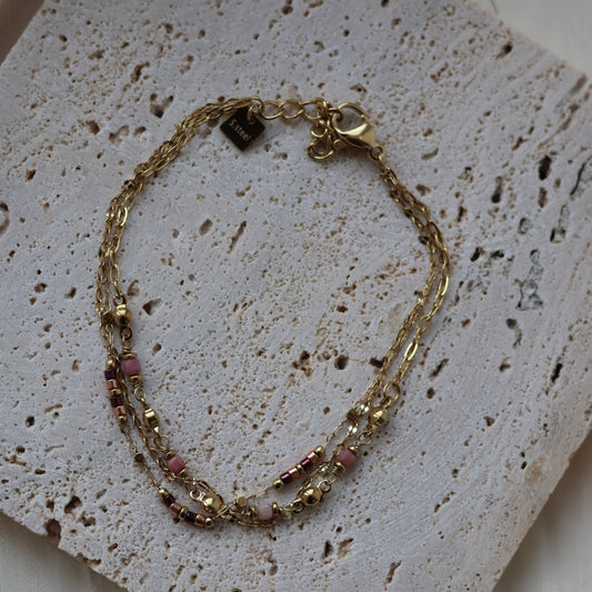 Bracelet 3 rangs Zaya
