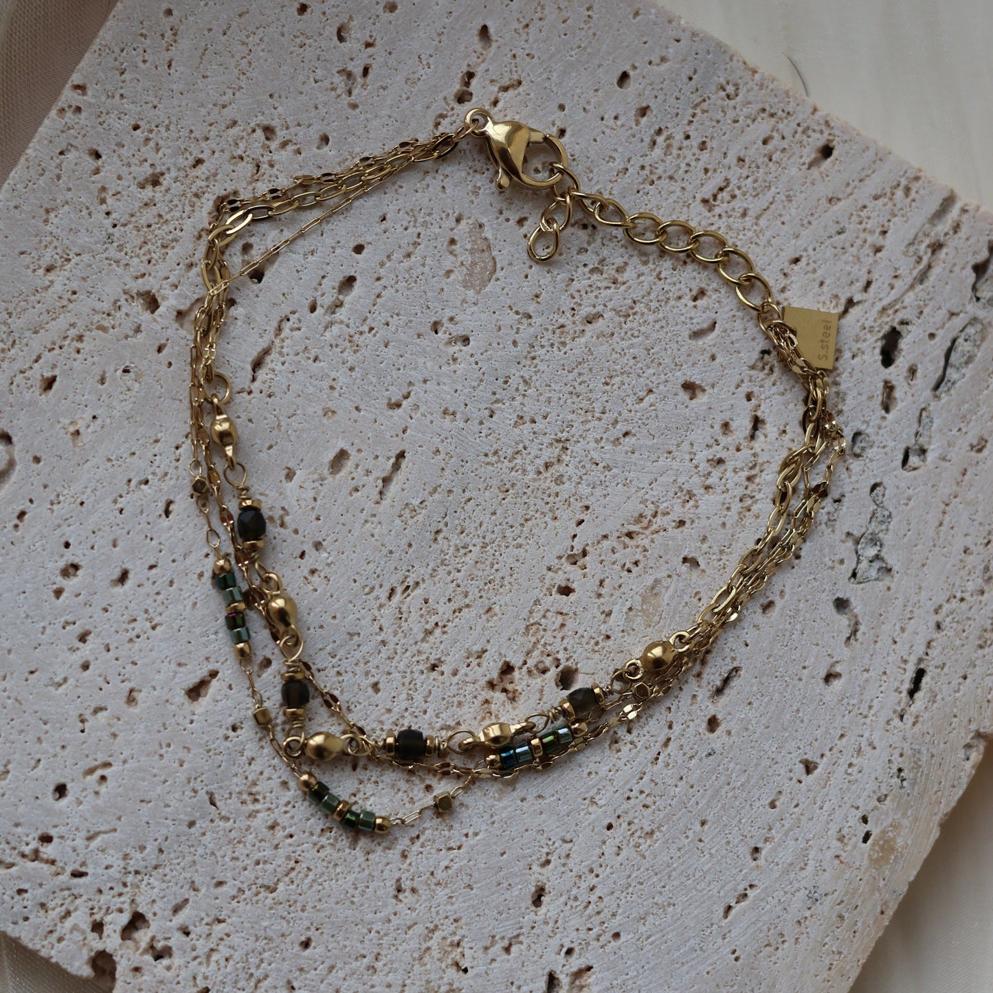 Bracelet 3 rangs Oréa