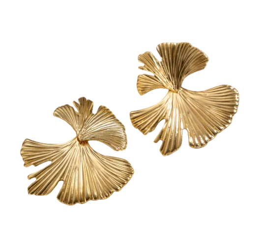 Boucle d'oreille Ginkgo