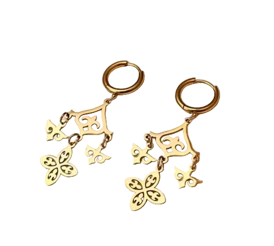 Boucle d'oreille Mandala