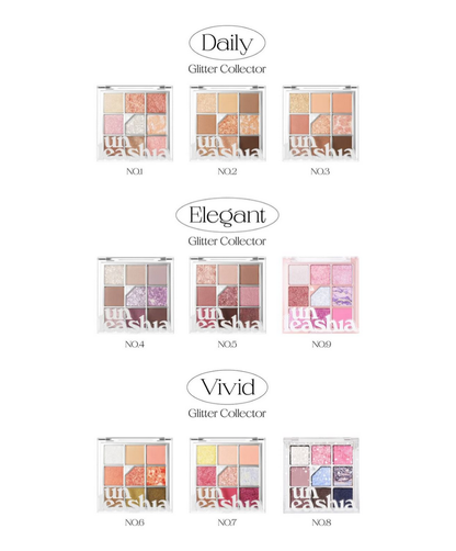 UNLEASHIA – Glitterpedia Eye Palette (9 Types)