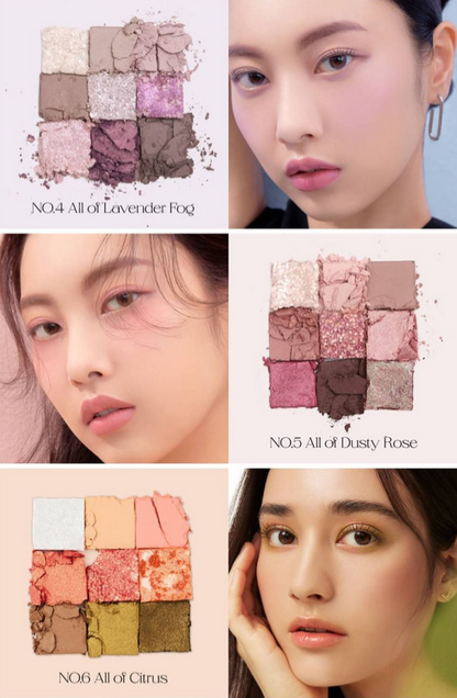 UNLEASHIA – Glitterpedia Eye Palette (9 Types)
