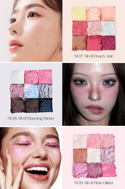 UNLEASHIA – Glitterpedia Eye Palette (9 Types)