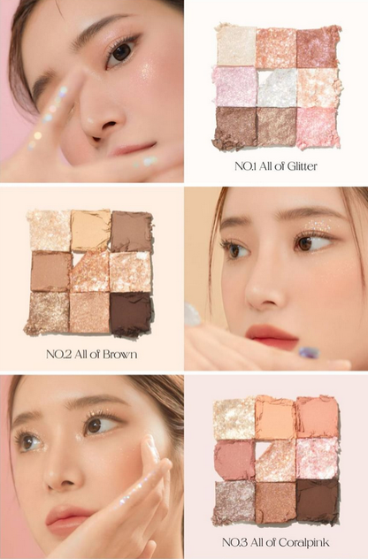 UNLEASHIA – Glitterpedia Eye Palette (9 Types)