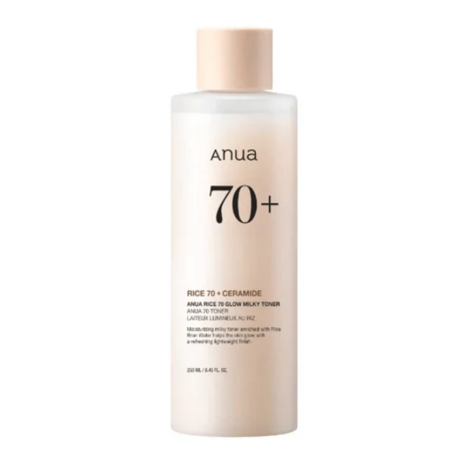 Anua – Rice 70 Glow Milky Toner (250 ml)