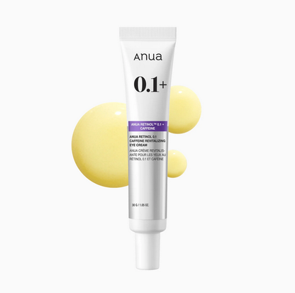 Anua – Retinol 0.1 Caffeine Revitalizing Eye Cream (30g)