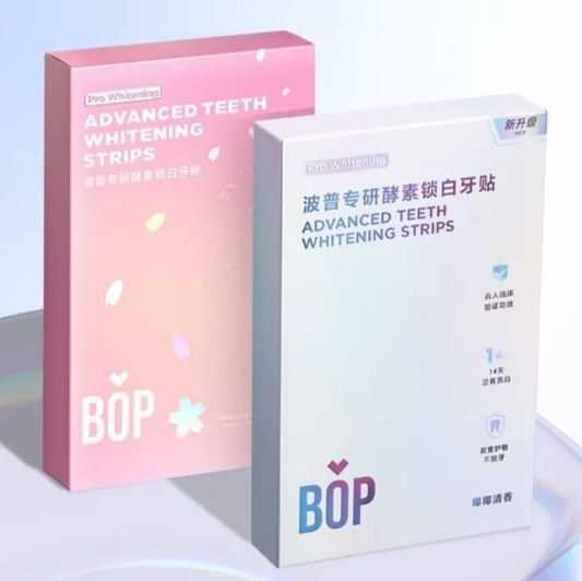 BOP – Advanced Teeth Whitening Strips (2 Flavors)