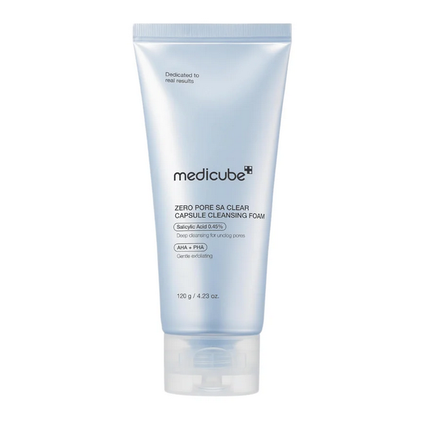 Medicube – Zero Pore SA Clear Capsule Cleansing Foam (120 g)