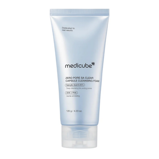 Medicube – Zero Pore SA Clear Capsule Cleansing Foam (120 g)