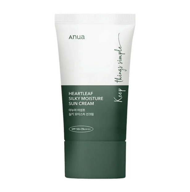 Anua – Heartleaf Silky Moisture Sun Cream SPF50+ PA++++ (50 ml)