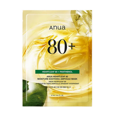 Anua – Heartleaf 80 Moisture Soothing Ampoule Mask