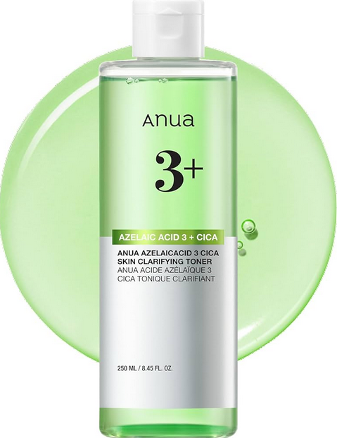 Anua – Azelaic Acid 3 Cica Skin Clarifying Toner (250 ml)