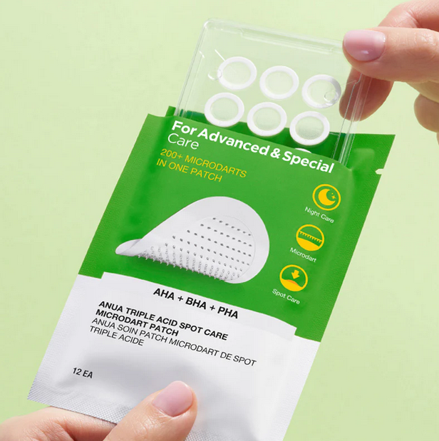Anua – Triple Acid Spot Care Microdart Patch (12 patchs)