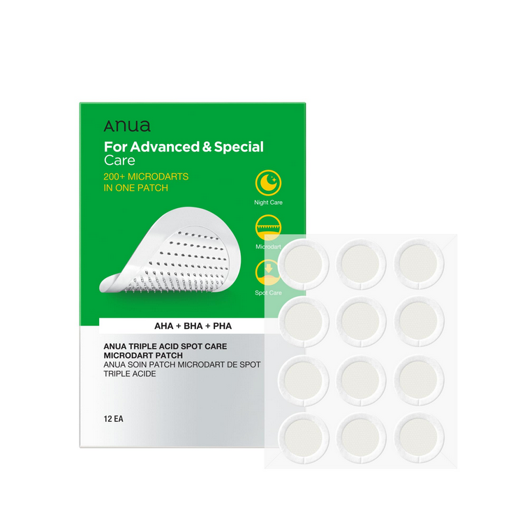 Anua – Triple Acid Spot Care Microdart Patch (12 patchs)
