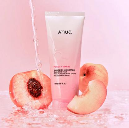 Anua – Peach Niacin Spread Cleansing Foam (150 ml)