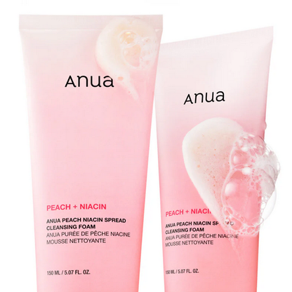 Anua – Peach Niacin Spread Cleansing Foam (150 ml)