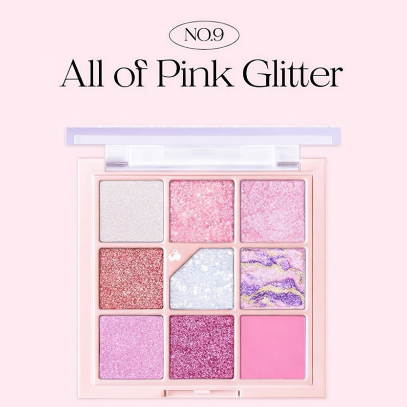 UNLEASHIA – Glitterpedia Eye Palette (9 Types)