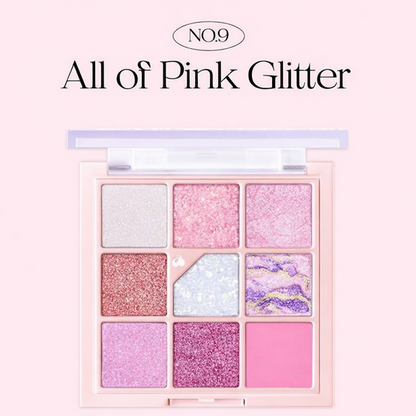 UNLEASHIA – Glitterpedia Eye Palette (9 Types)