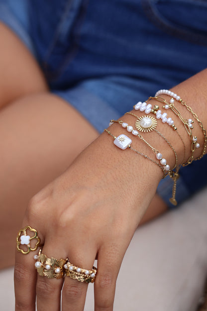 Set of 6 Amber bracelets