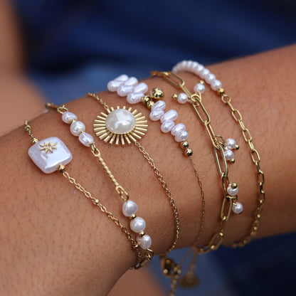 Set of 6 Amber bracelets