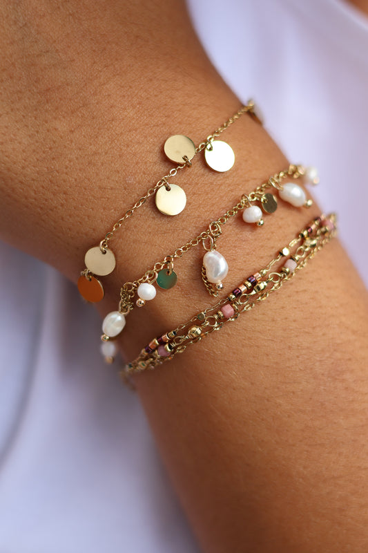 Bracelet 3 rangs Zaya