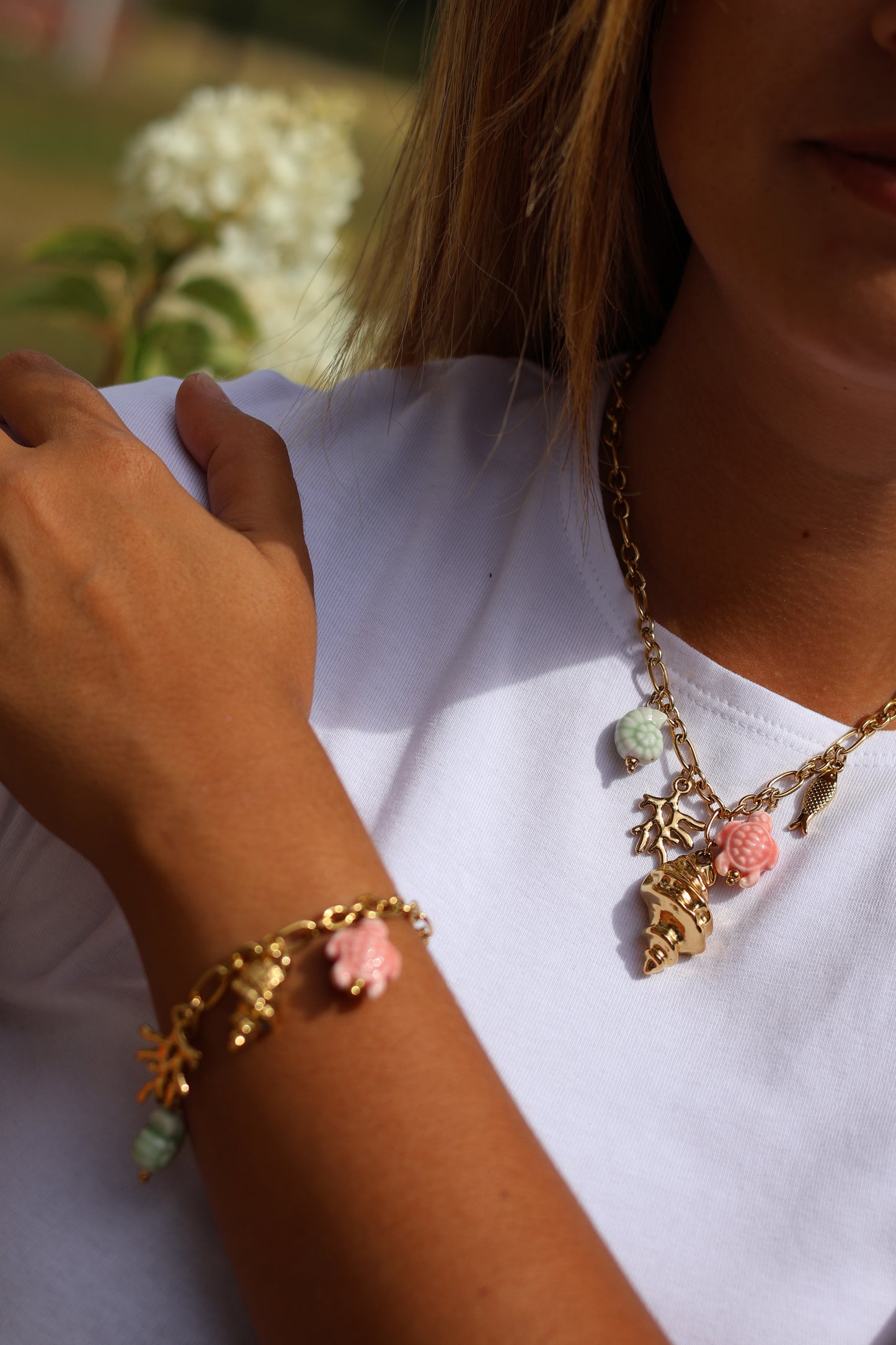 Parure Kaia (Collier & Bracelet)