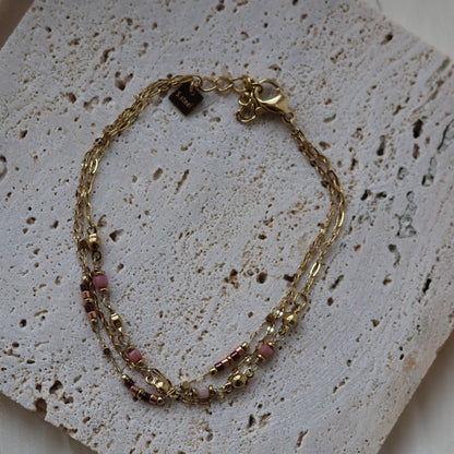 Bracelet 3 rangs Zaya