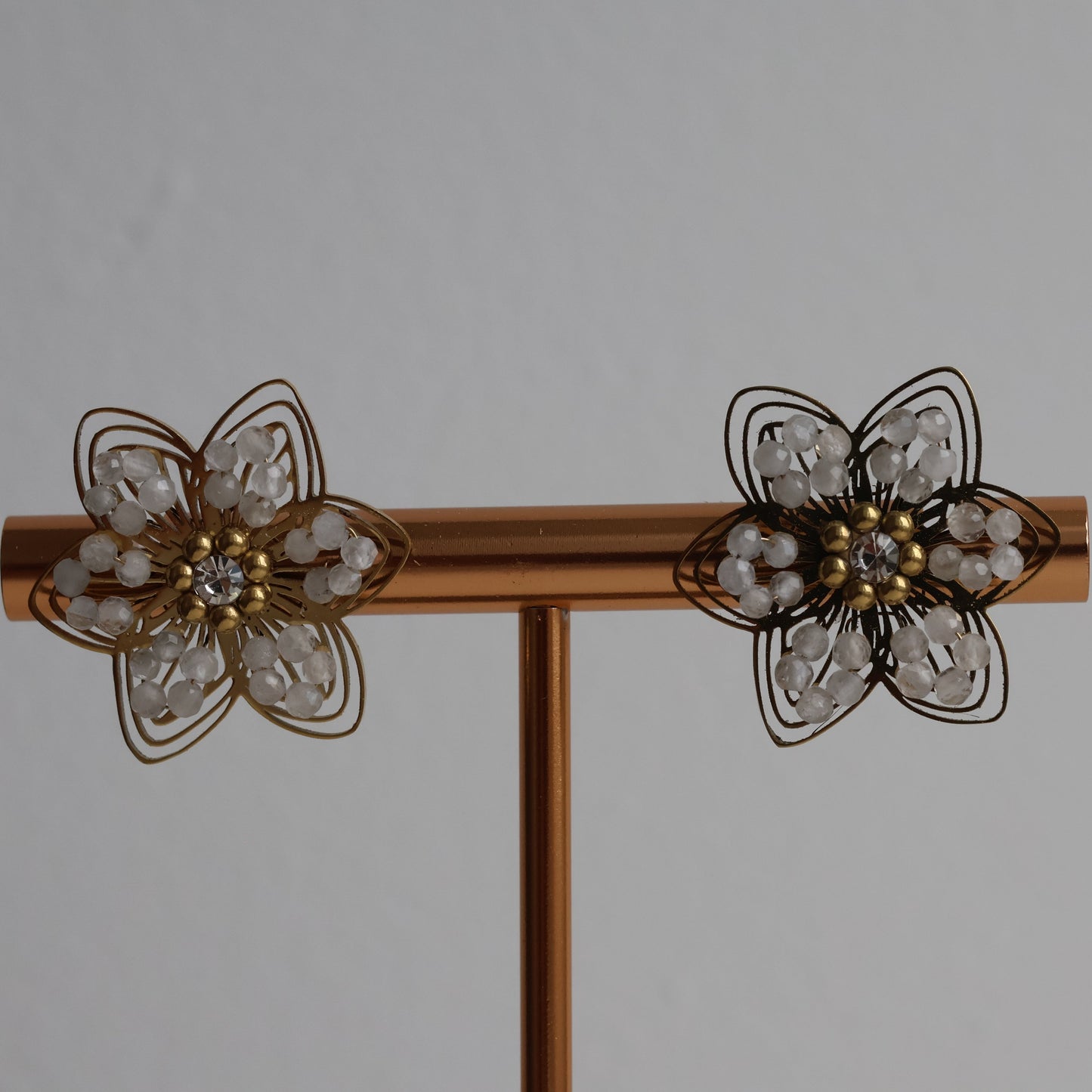 Boucles d'oreille Dahlia