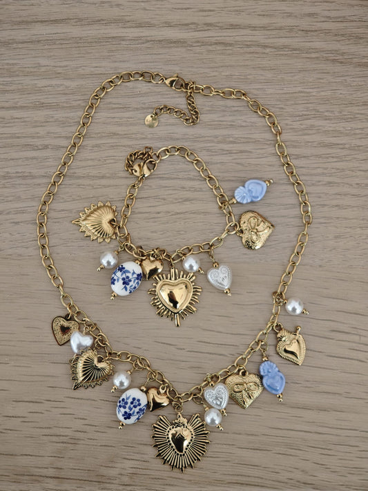 Parure Flora (Collier & Bracelet)