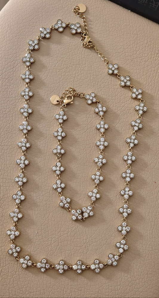 Parure Bling Bling (Collier & Bracelet)